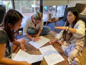 Reiki Practitioners in training